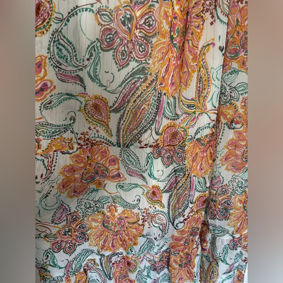 Beautiful Like Love Paisley Print Maxi Dress 👗 Plus size - Picture 7 of 7